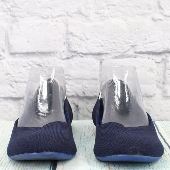 Rothy's Blue Nylon Slip On Casual Flat Loafer Shoes Size 9.5 Wide - Picture 4 of 9